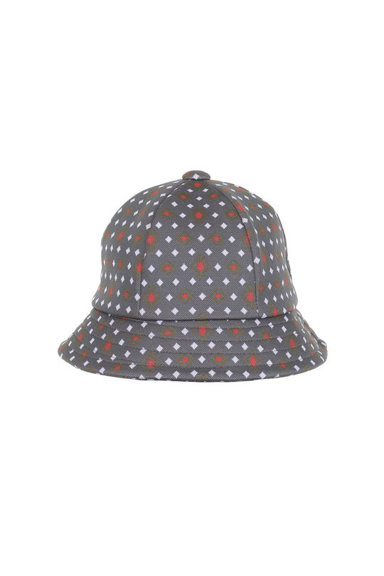 Needles Bermuda Hat Poly Jacquard - Diamond Grey at Kafka Mercantile