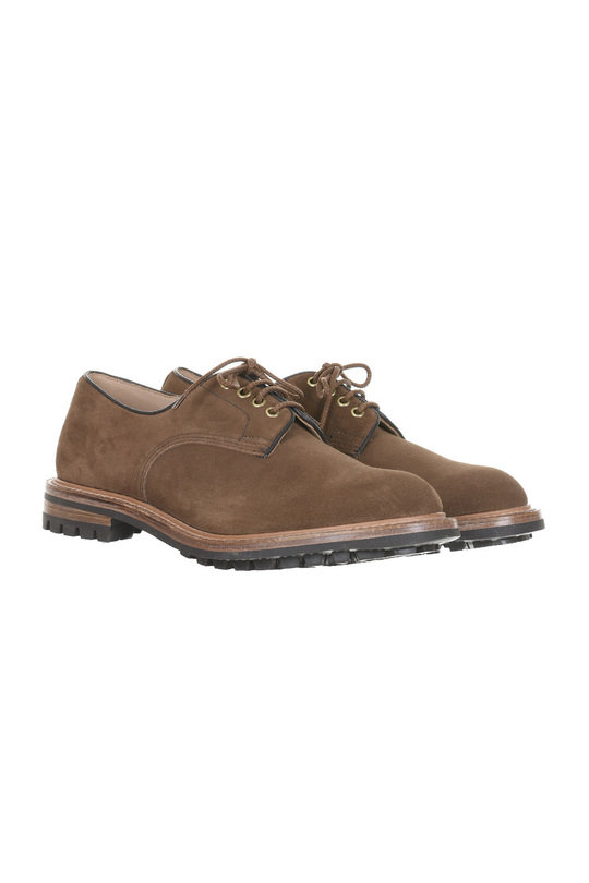 Trickers Derby Repello Suede Commando - Snuff | Kafka Mercantile