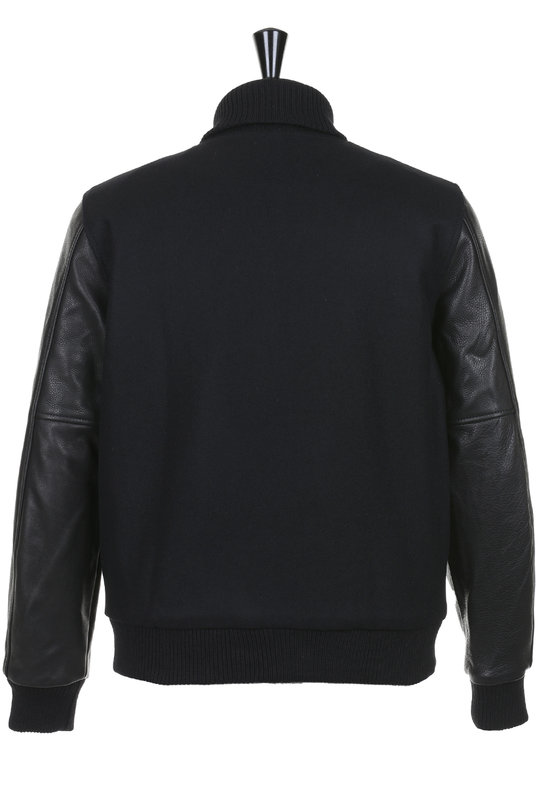 Dehen Varsity Jacket - Black | Kafka Mercantile