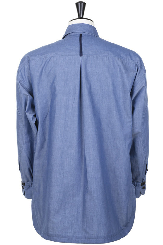 Norbit P/C Chambray Shirt - Navy | Kafka Mercantile