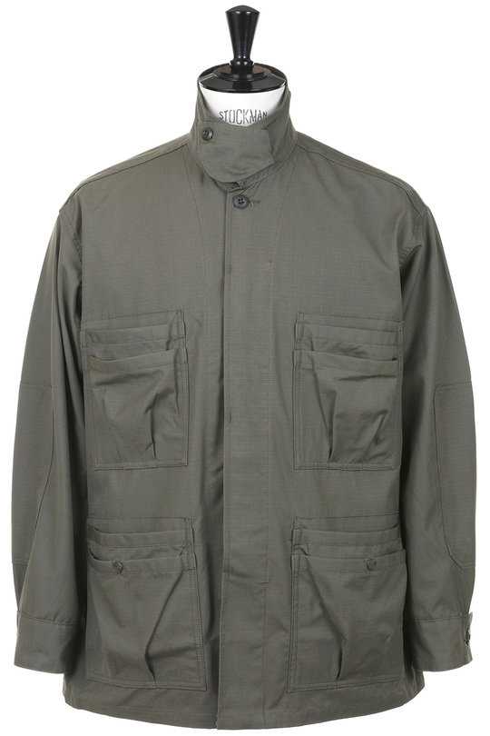 Sassafras Overgrown Fatigue Jacket Cotton Ripstop - Olive | Kafka ...