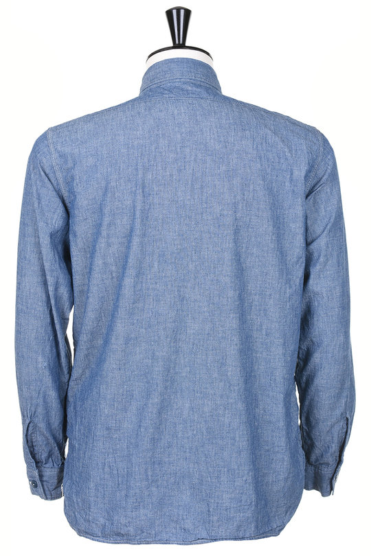 orSlow Chambray Work Shirt - Blue | Kafka Mercantile