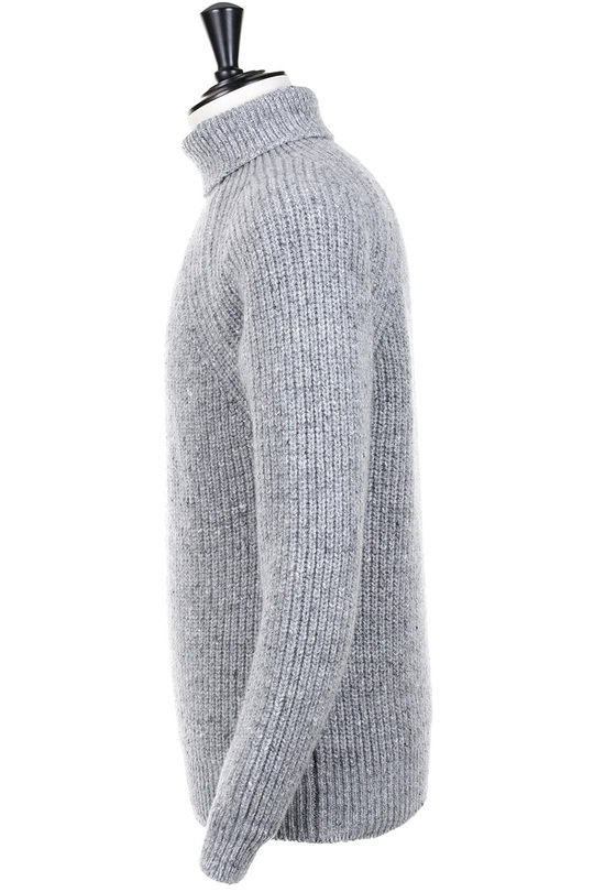 Inis Meain Boatbuilder Cashmere/Merino Wool - Grigio | Kafka Mercantile