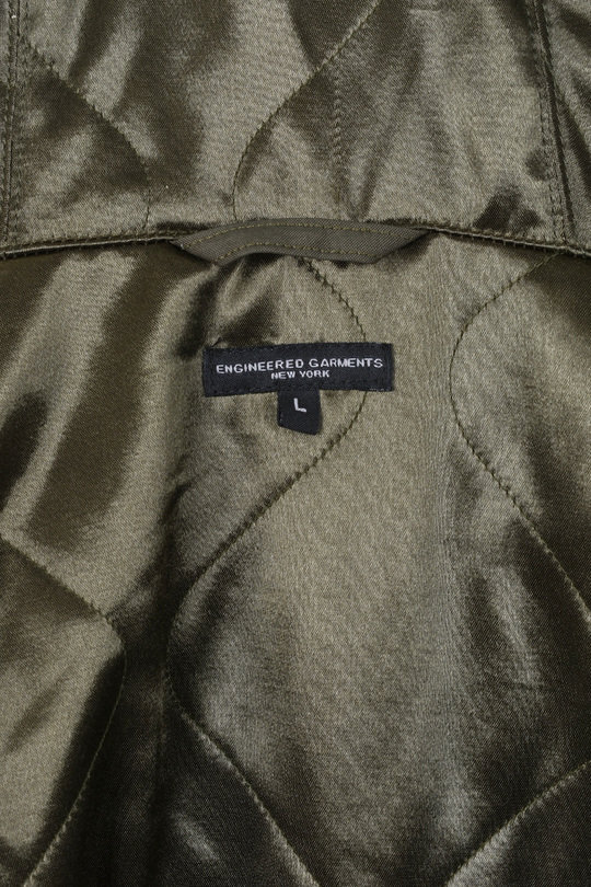 Engineered Garments SAS Jacket CP Weather Poplin - Olive | Kafka Mercantile