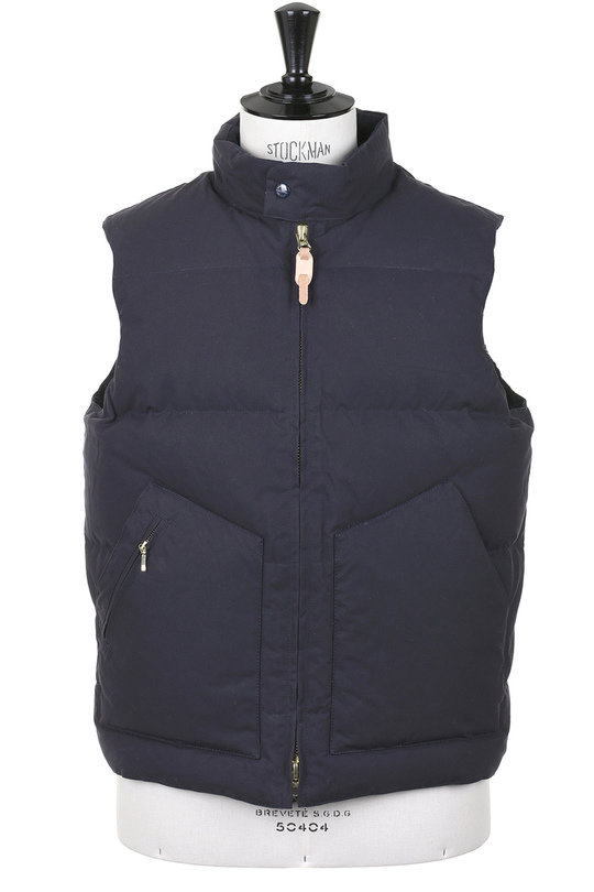 Manifattura Ceccarelli Goose Down Vest - Navy | Kafka Mercantile