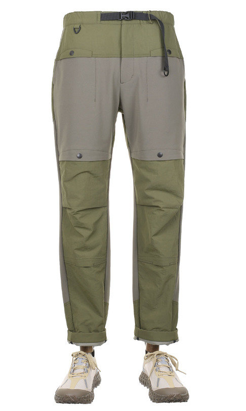 Norbit Hike Wide Tapered Pants - Olive | Kafka Mercantile