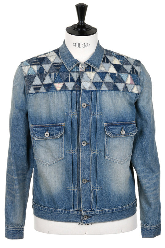 #4000 Tsugihagi Denim Jacket - Used Indigo