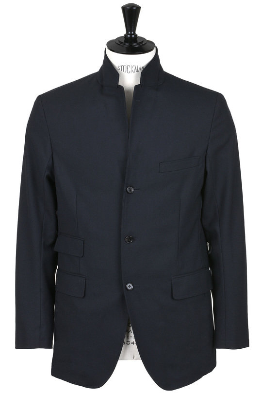 3B Unconstructed Serge Wool Jacket - Navy