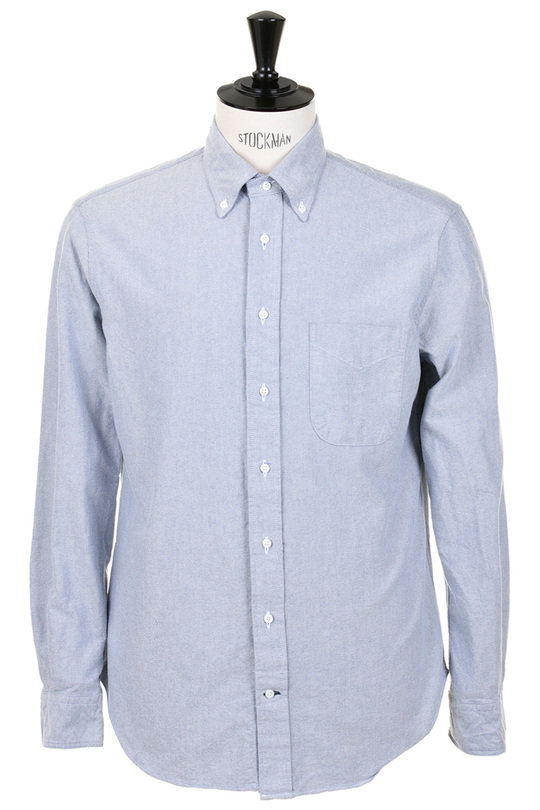 Brushed Winter Oxford BD - Navy
