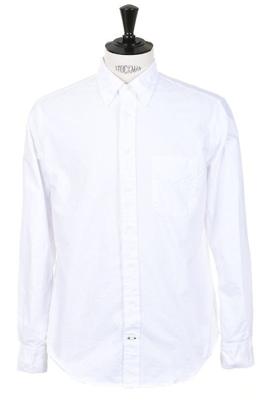 Button Down Oxford - White