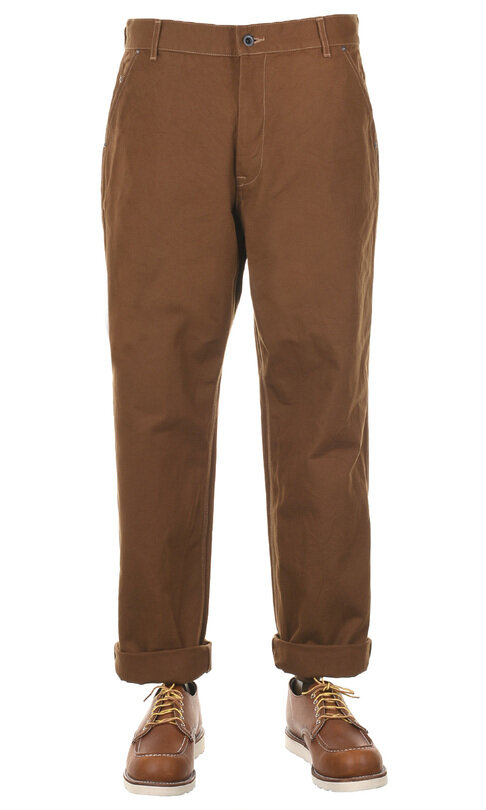 #F0530 Cotton Duck Work Pants - Brown