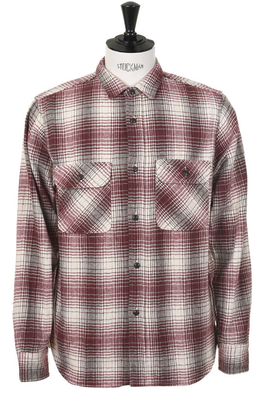 #F3510 Heavy NEL Work Shirt - Red