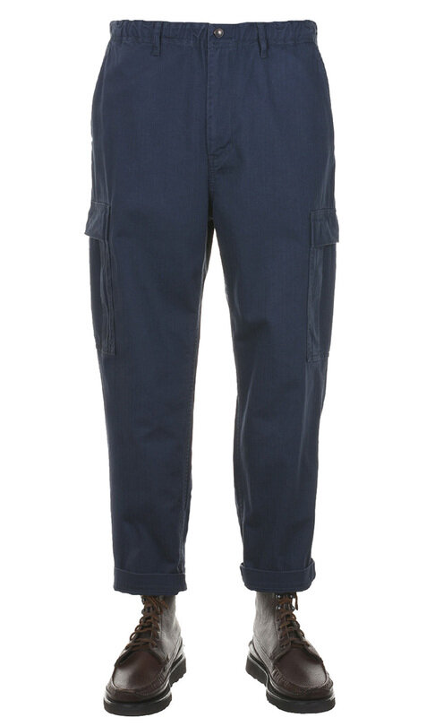 #FKA008 Easy Cargo Pant HBT - Navy