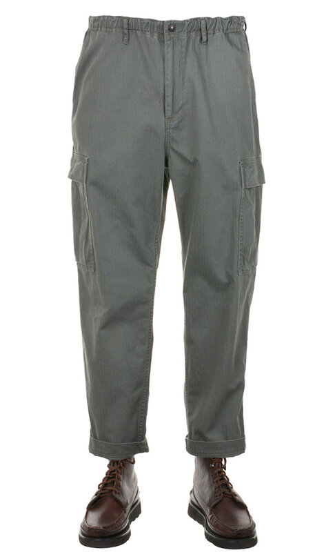 #FKA008 Easy Cargo Pant HBT - Olive