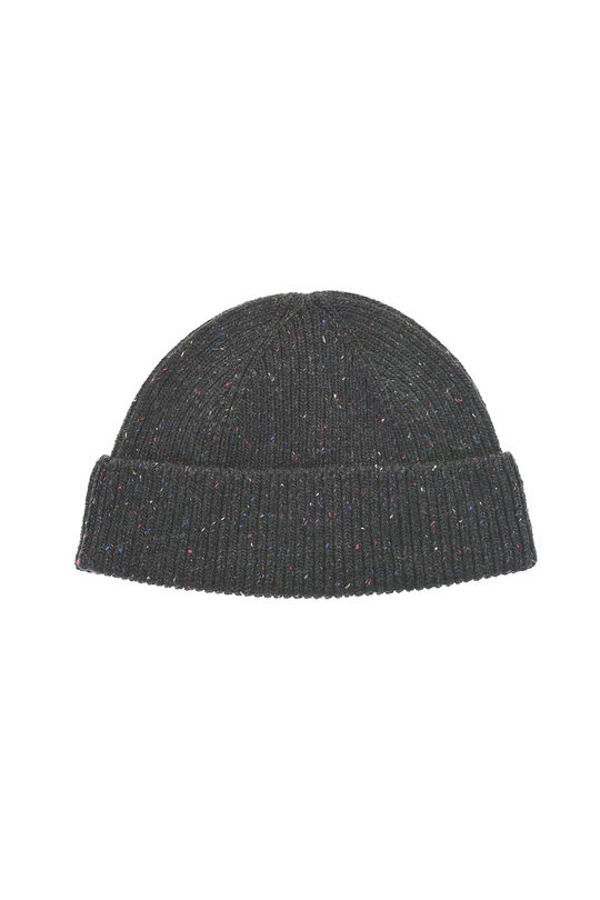 R5142 Nep Wool Seamless Beanie - Charcoal