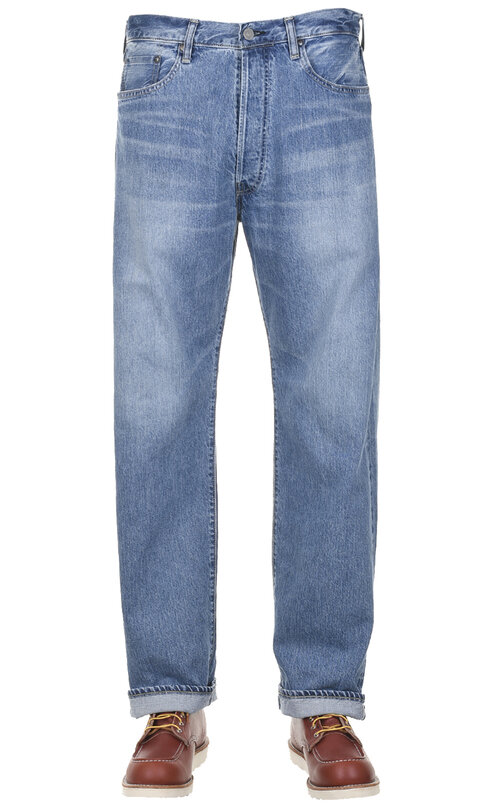 12oz Selvedge Denim Regular Straight  Used  40-701C - Denim