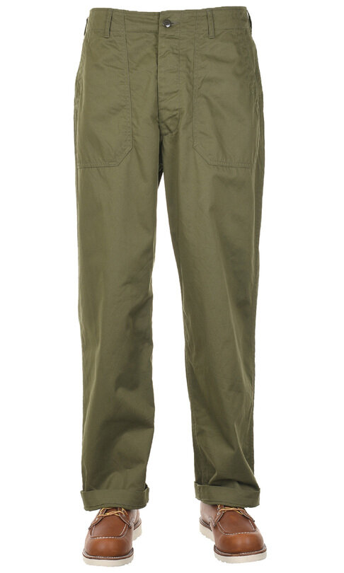 Baker Pants Chino Cloth 44-700T - Olive