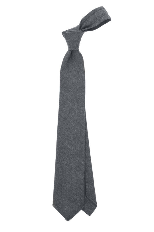 Neck Tie HC Worsted Wool - Charcoal