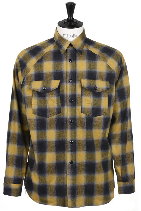 Barn Shirt Nel Check - Mustard