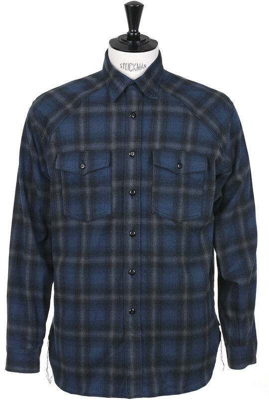 Barn Shirt Nel Check - Navy