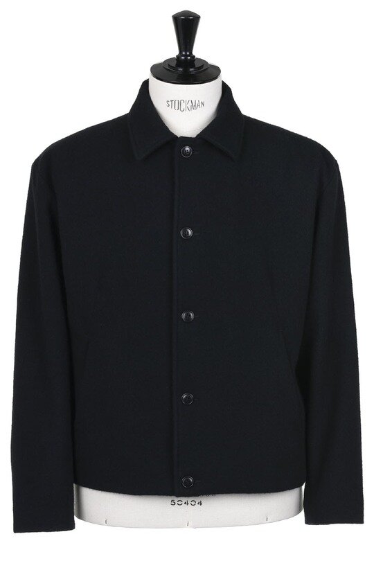 Lux Jacket 120's Shaggy Wool - Midnight
