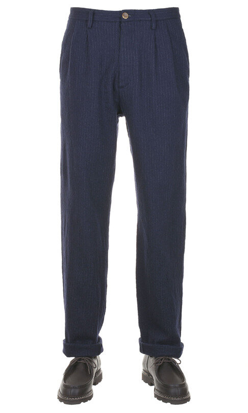 C/W 2Tuck Trousers(Long) - Navy