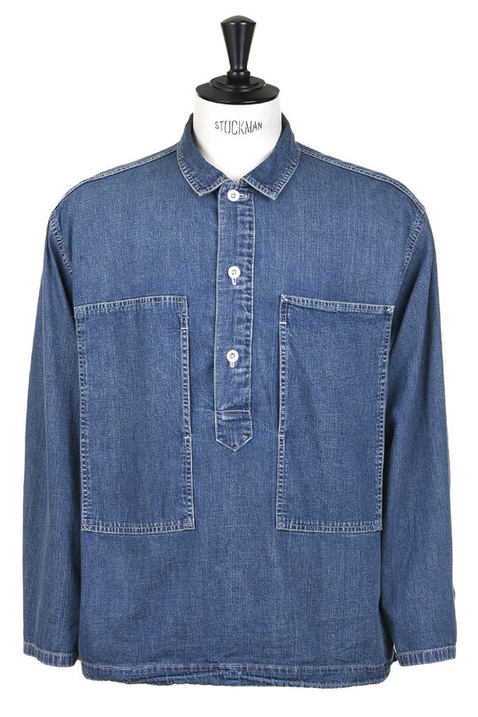 8oz F-Army M-35 Pullover - Indigo