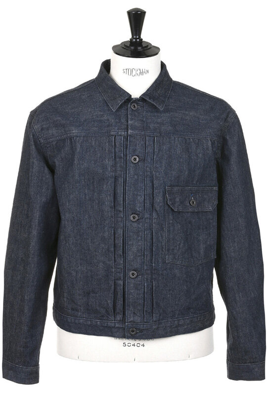 1ST Jacket 14oz Blk Thread - Indigo