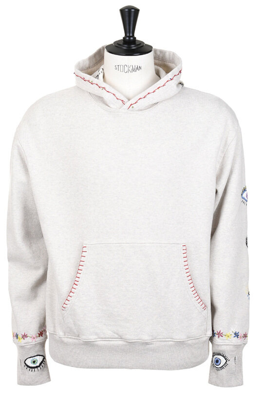 SWT Knit Hoodie (SpeakEasy Emb.) - Ecru