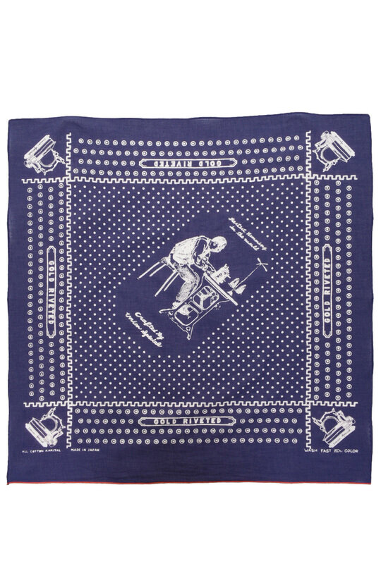 UNION MASTER Fastcolor Selvedge Bandanna - Purple