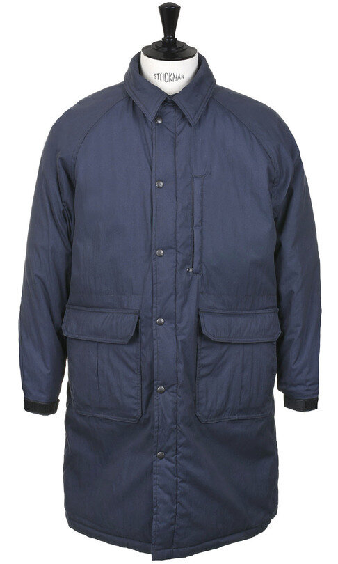 01-6220-02 Cotton Nylon Insulated Coat - Navy