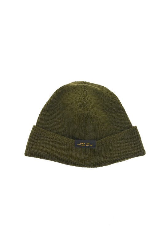 Wool Knit Watch Cap - Loden