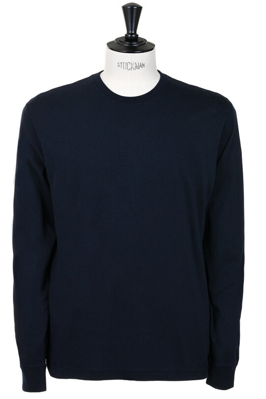 Evans Long Sleeve Tee Shirt - Deep Navy
