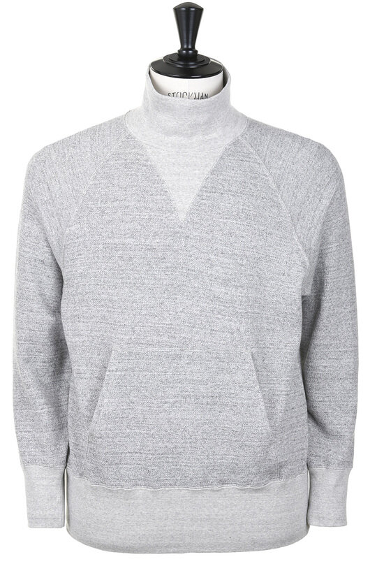 Rafe Turtle Sweatshirt - Melange Grey
