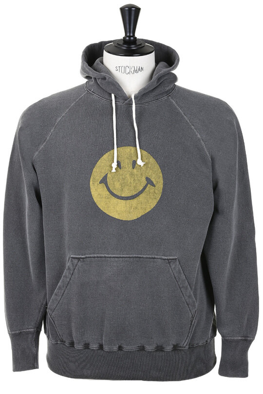 Lot# 152-83004PD-01 Smile Faded Print Hoody - Sumikuro