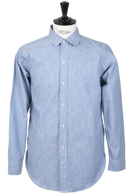 Lot#JG-34 BB Round Collar Oxford - Sax