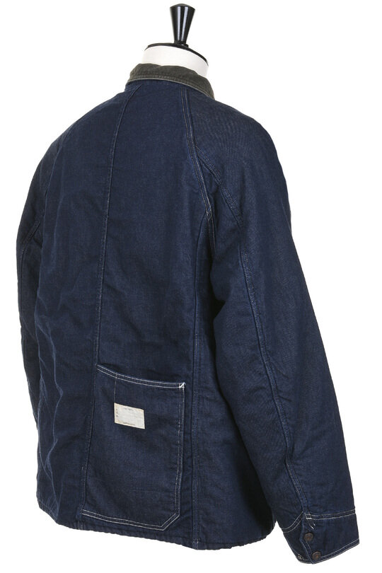 Kapital 8oz Denim Lined Cactus Coverall(Arabesque) - Indigo