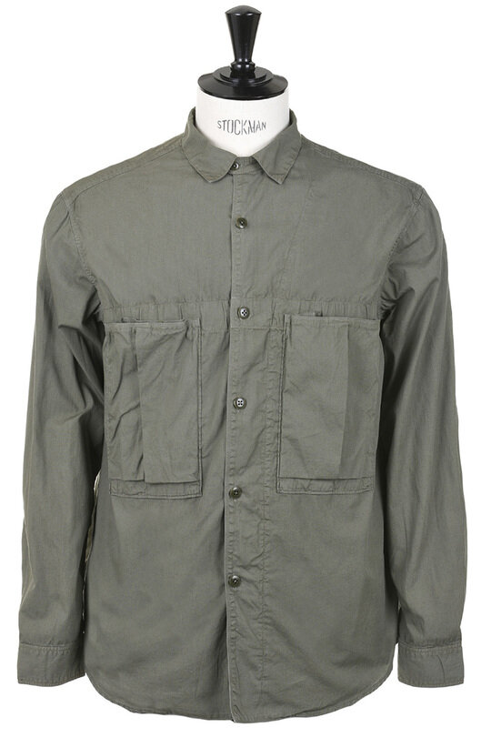 Broadcloth Anorak Shirt - Khaki