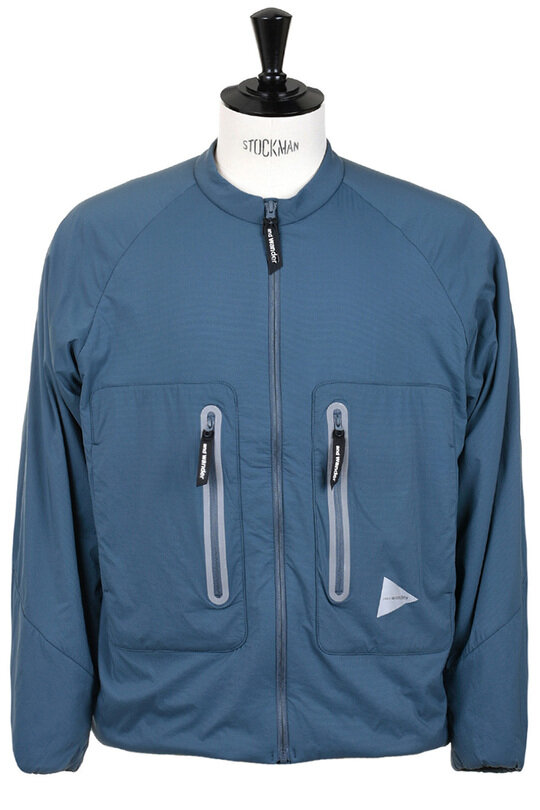 alpha AIR Collarless Jacket - Dark Blue
