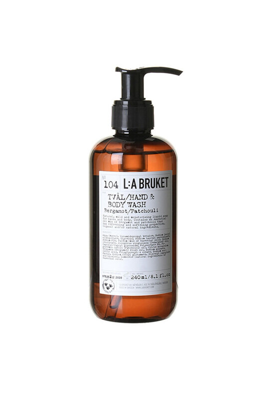 104 Hand & Body Wash 240ml - Bergamot/Patchouli