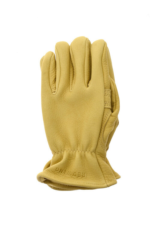 95233 Gold Buckskin Leather Unlined Gloves 