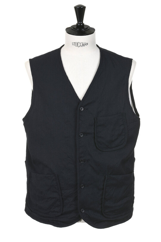 31-60-3351 V Neck Vest - Navy