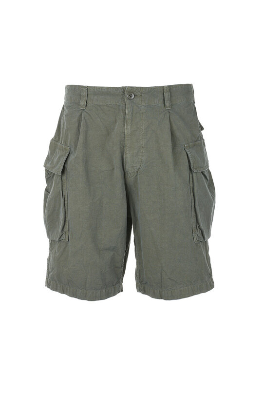 31-060-8480 High Count Pleat Shorts - Olive