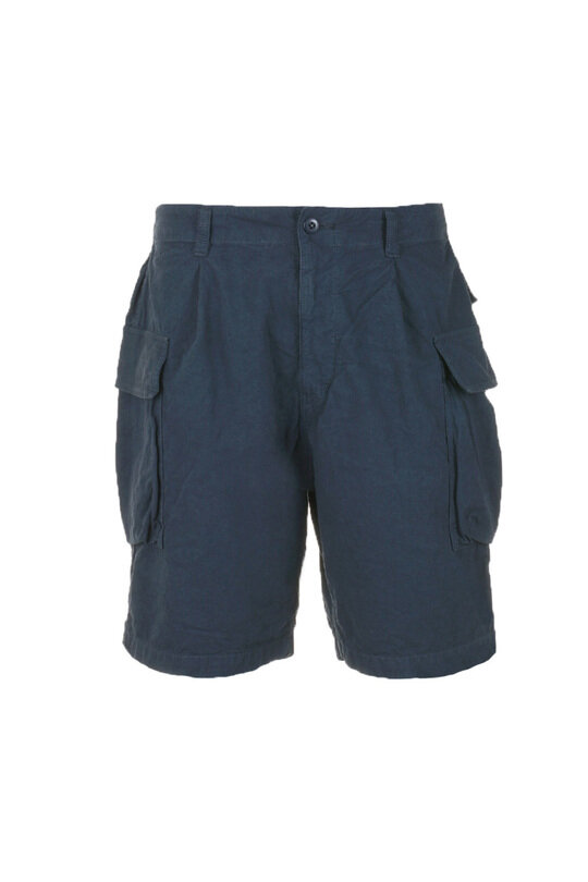 31-060-8480 High Count Pleat Shorts - Navy