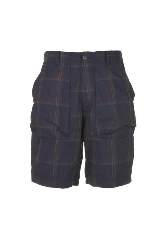 31-60-8475 Madras OD Shorts - Wine