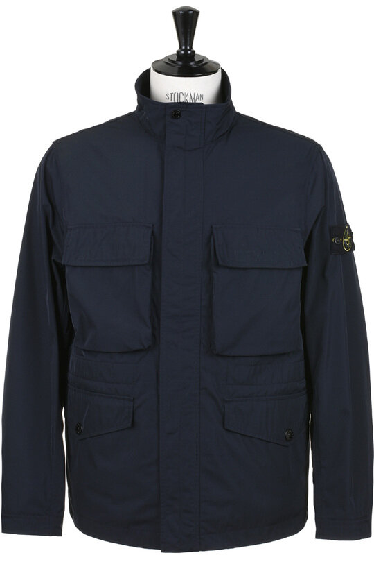 4100034 Micro Twill Field Jacket - Navy