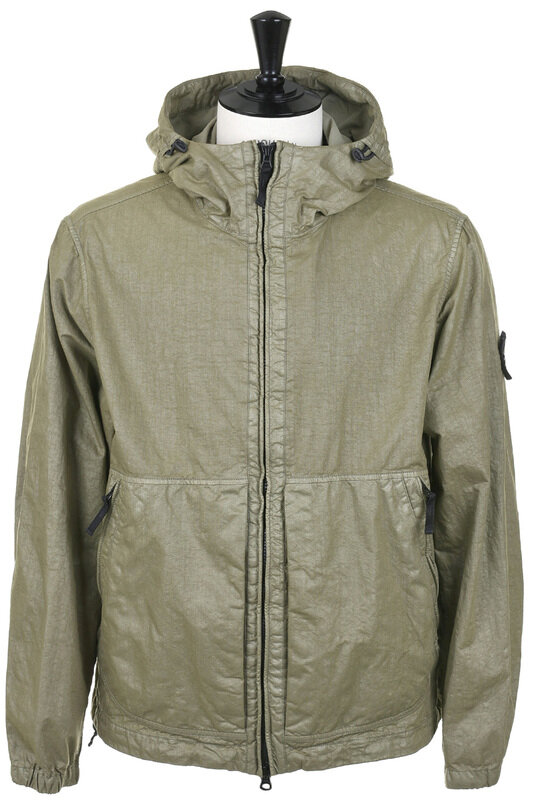 4100053 Organic-Look Nylon Panama-TC - Military Green