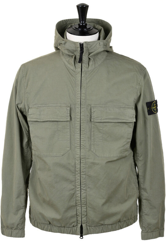 4100077 Stretch Cotton Twill-TC - Military Green