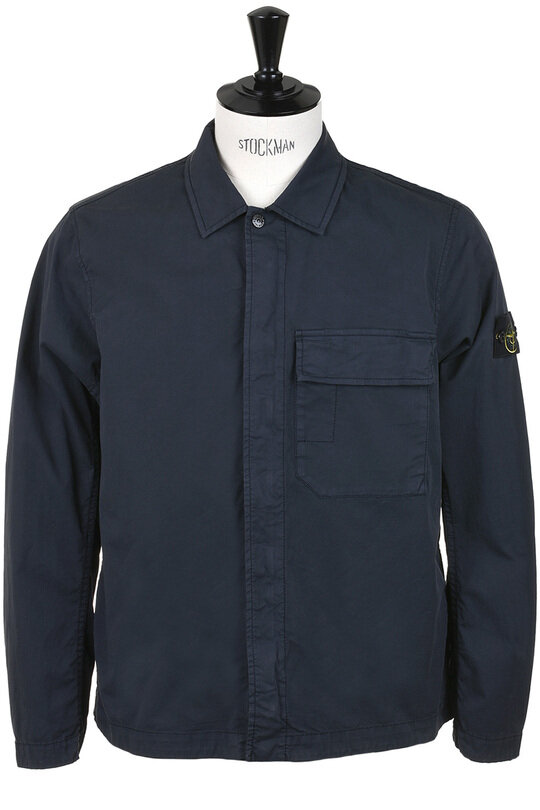 1200013 Shirt Jacket Cotton Twill - Navy