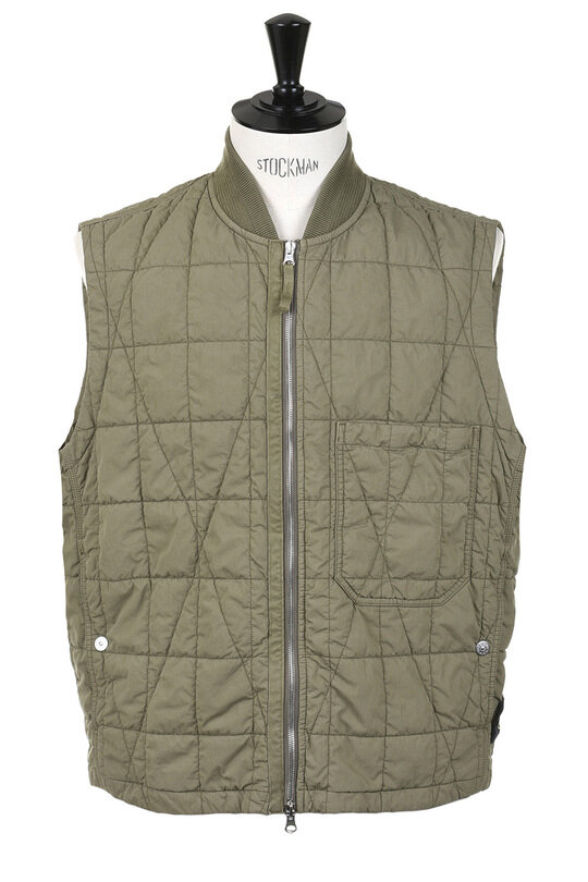 g100001 NyCo Tela Quilted-TC - Military Green